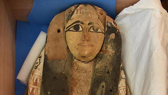סרקופג שהוחזר למצרים ב-2016