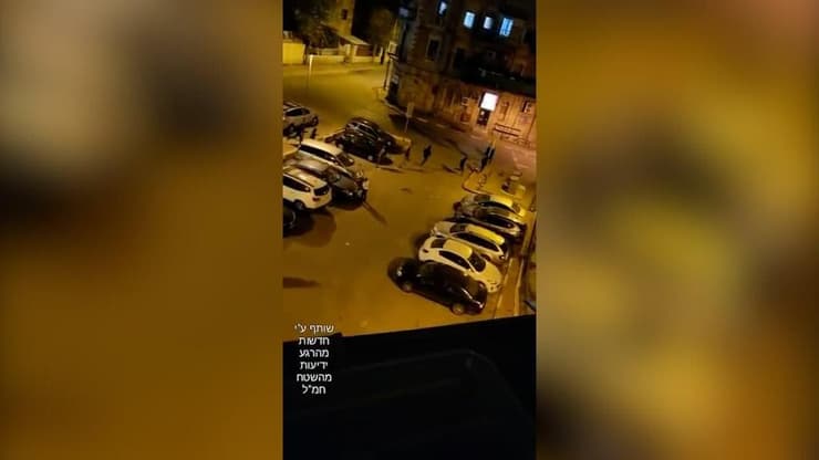 פעילי ימין רעולי פנים מנפצים שמשות רכבים סמוך לכביש 1 דרך שכם