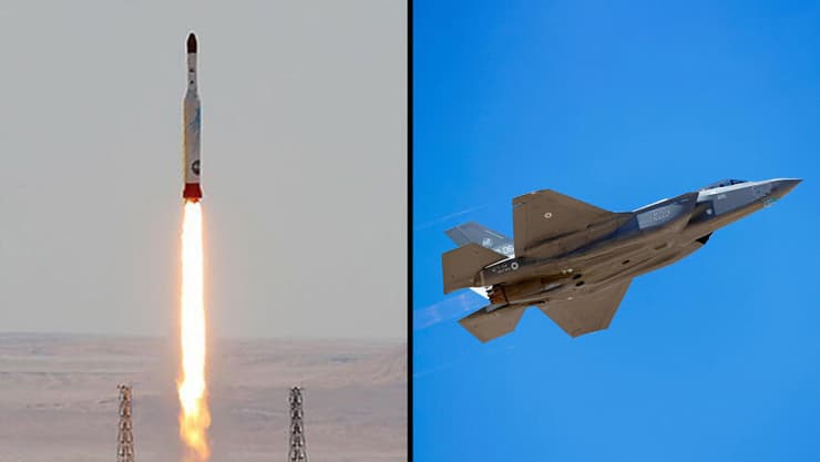 F-35 מטוס קרב טיל משגר איראני איראן סימורג ב 2017 
