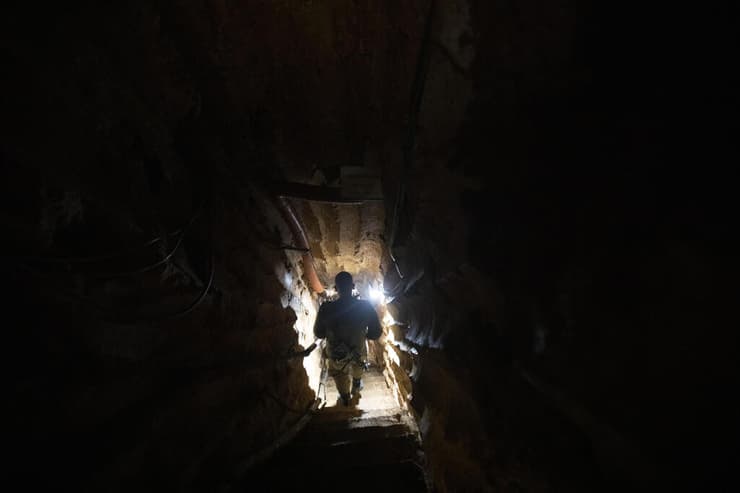 מנהרה של חיזבאללה  בגבול לבנון שנחשפה ב-2019