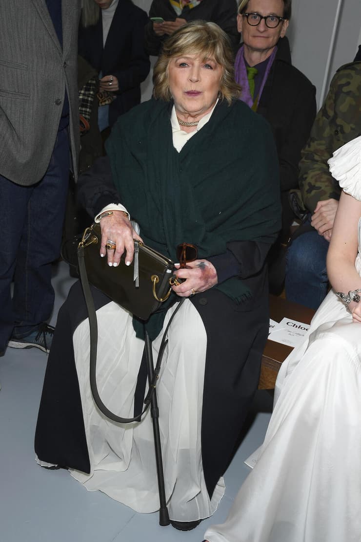 מריאן פיית'פול בתצוגת אופנה של קלואה, 2020