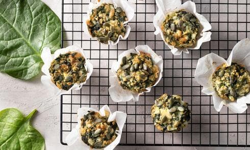 מאפינס תרד, שיבולת שועל וגבינות