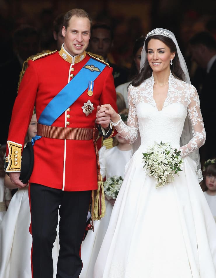 קייט מידלטון בחתונה עם הנסיך וויליאם, 2011