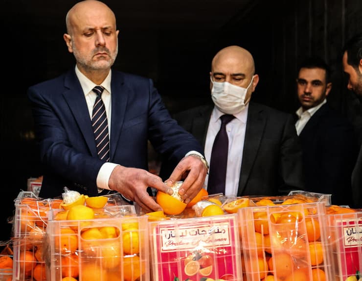 לבנון נמל ביירות משלוח סמים מוחבא ב תפוזים