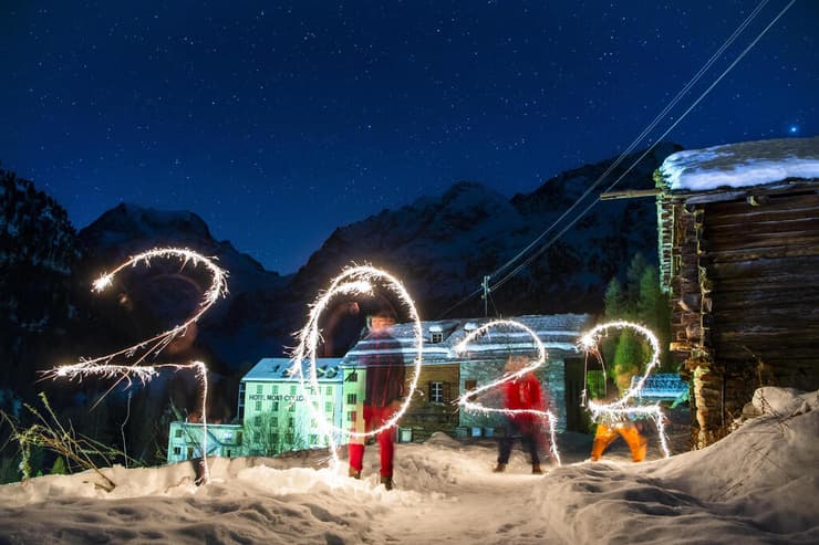 חגיגות ערב השנה החדשה בשוויץ