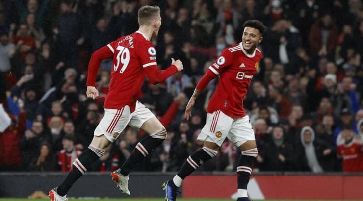 סקוט מקטומיניי וג'יידון סאנצ'ו חוגגים (רויטרס) סקוט מקטומיניי וג'יידון סאנצ'ו חוגגים