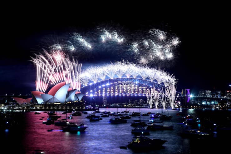 חגיגות ערב השנה החדשה בסידני אוסטרליה