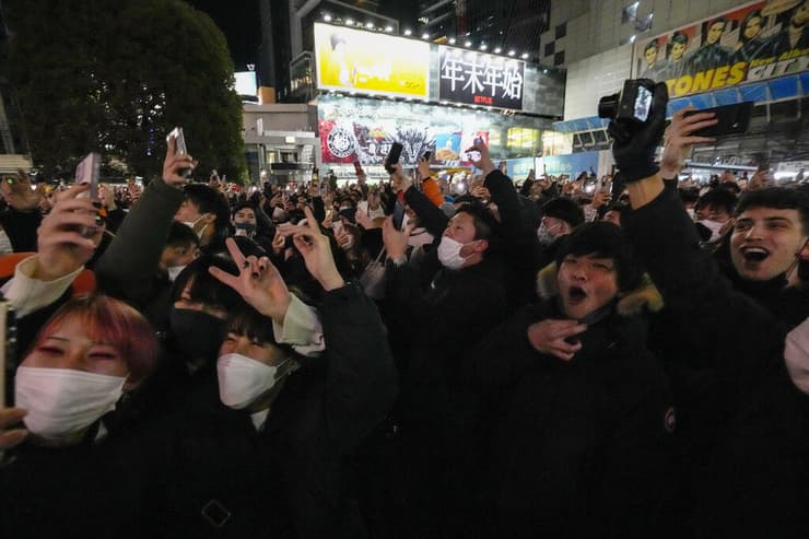 חגיגות ערב השנה החדשה בטוקיו