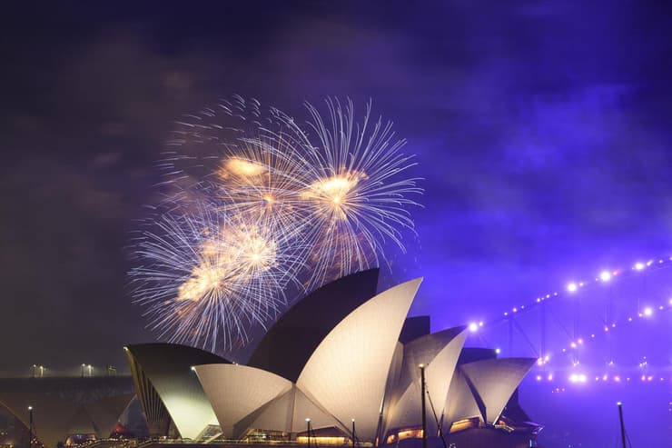 חגיגות ערב השנה החדשה בסידני אוסטרליה