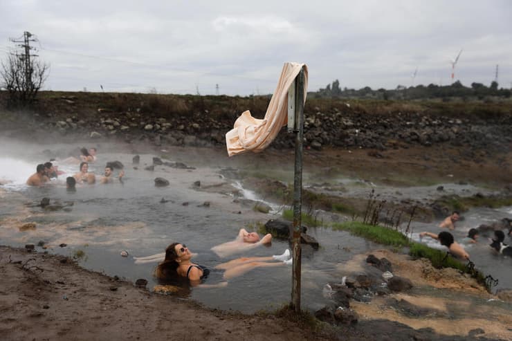 צילום: EPA מרום הגולן מזג אוויר מטיילים מעיינות