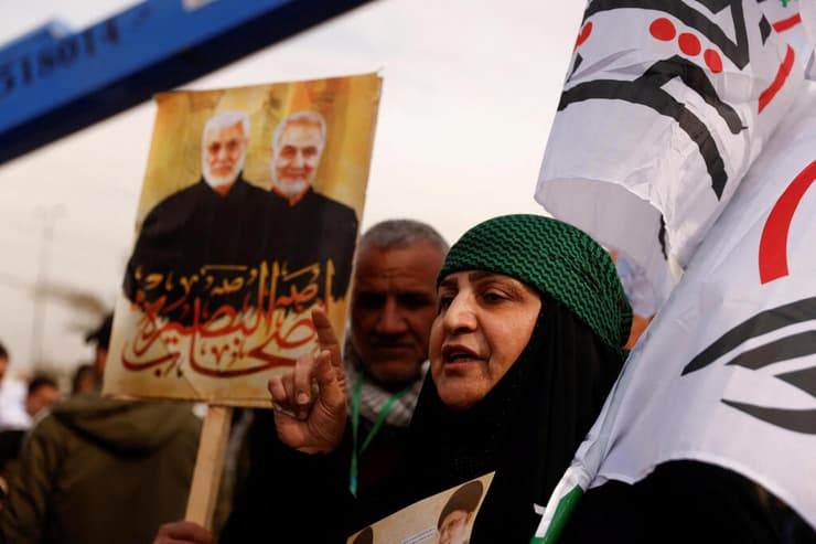 שנתיים לחיסול קאסם סולימאני עצרת בגדד עיראק