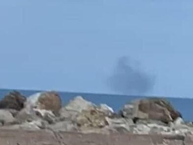 יפו שיגור טיל טילים עזה טרור חמאס