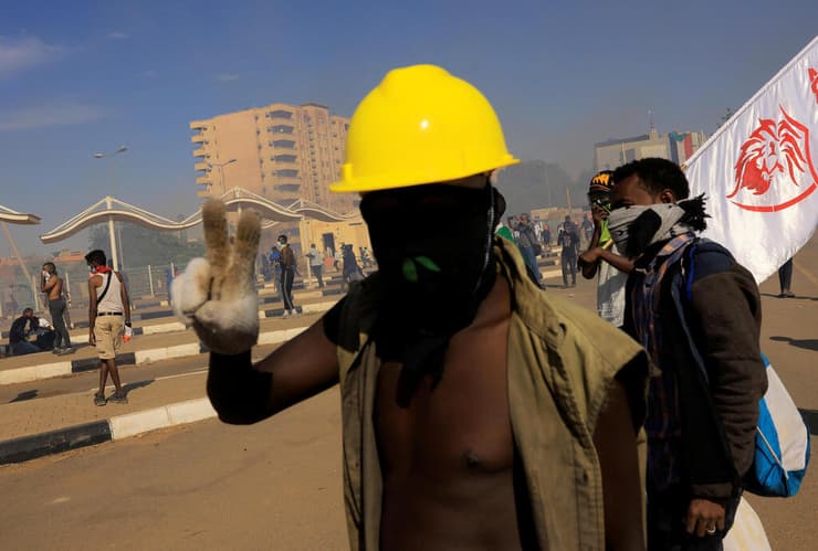 חרטום סודן הפגנות נגד השלטון הצבאי