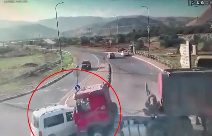 תיעוד: תאונת הדרכים הקטלנית בצומת פצאל