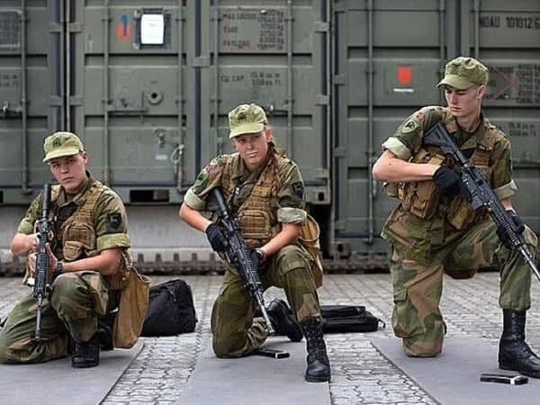 חיילים בצבא נורבגיה
