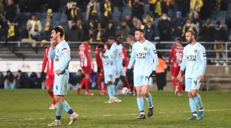 שחקני בית"ר ירושלים מאוכזבים (רדאד ג'בארה) שחקני בית"ר ירושלים מאוכזבים