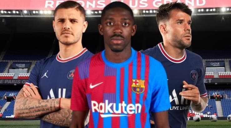 ברנאט, דמבלה ואיקרדי (רויטרס) ברנאט, דמבלה ואיקרדי