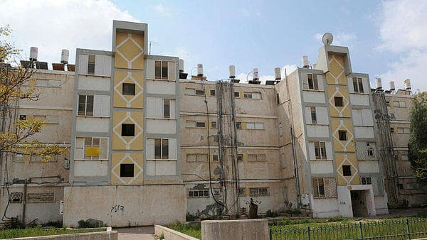 בניין ישן בבאר שבע (צילום: ישראל יוסף) באר שבע