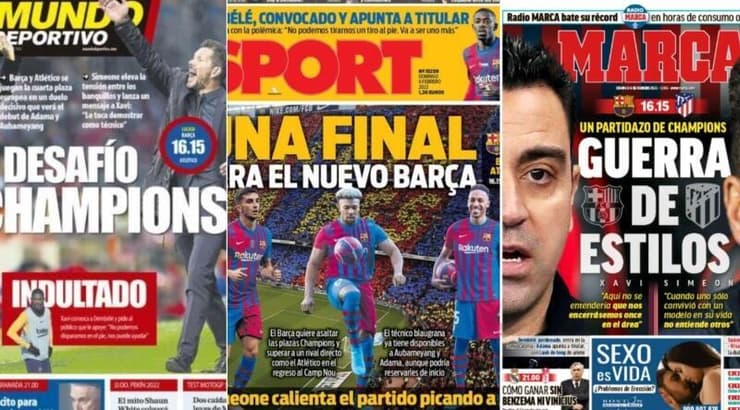 כותרות העיתונים בספרד