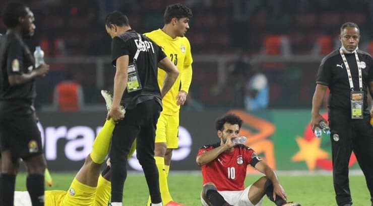 מוחמד סלאח לפני פתיחת הארכה (רויטרס) מוחמד סלאח לפני פתיחת הארכה