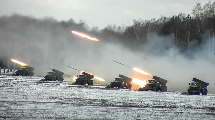כוחות של רוסיה ו בלארוס בתרגיל צבאי משותף פברואר 2022