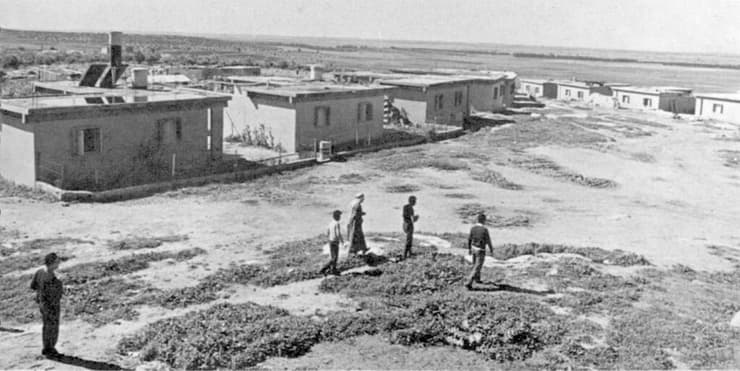 שיכונים לחמולת דקה, כפר ימה, 1961