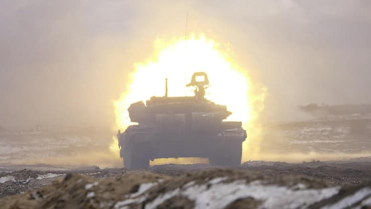 כוחות של רוסיה ו בלארוס בתרגיל צבאי משותף פברואר 2022