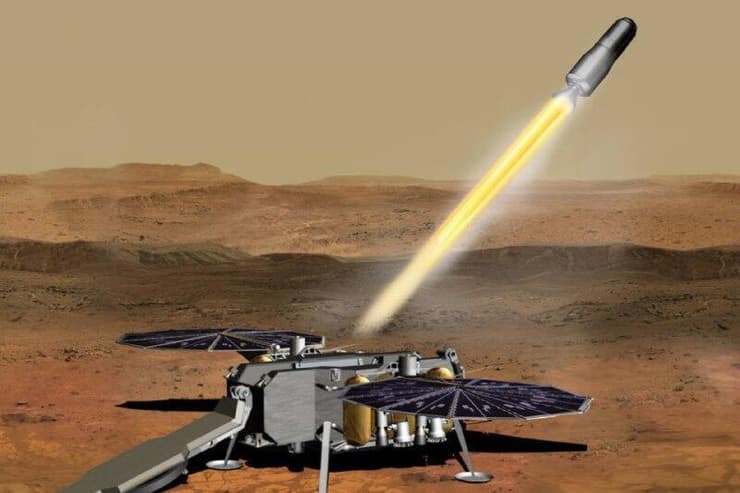 הדמיה של שיגור ראשון ממאדים