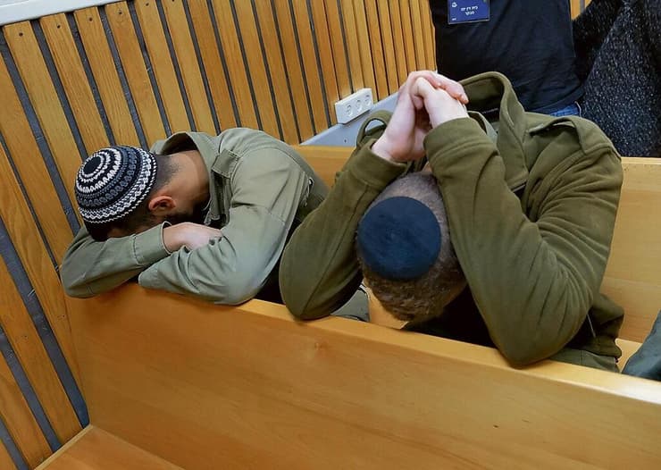 חיילי "נצח יהודה" החשודים בהכאת פלסטינים בבית הדין הצבאי ביפו