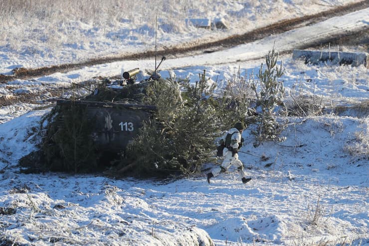 אימון צבאי משותף של רוסיה ובלארוס, בגוז'סקי שבאזור גרודנה בבלארוס