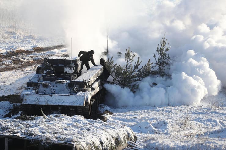 אימון צבאי משותף של רוסיה ובלארוס, בגוז'סקי שבאזור גרודנה בבלארוס