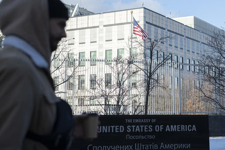 השגרירות האמריקאית בקייב מתיחות רוסיה אוקראינה 