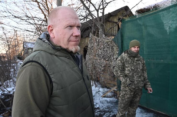 גדוד הסוס הדוהר במזרח אוקראינה 300 מטר מעמדות הרוסים