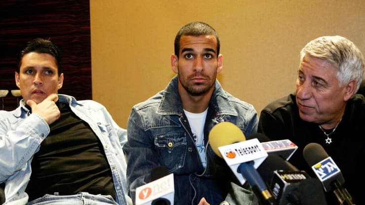 אברהם לוי עם גל אלברמן ב-2006