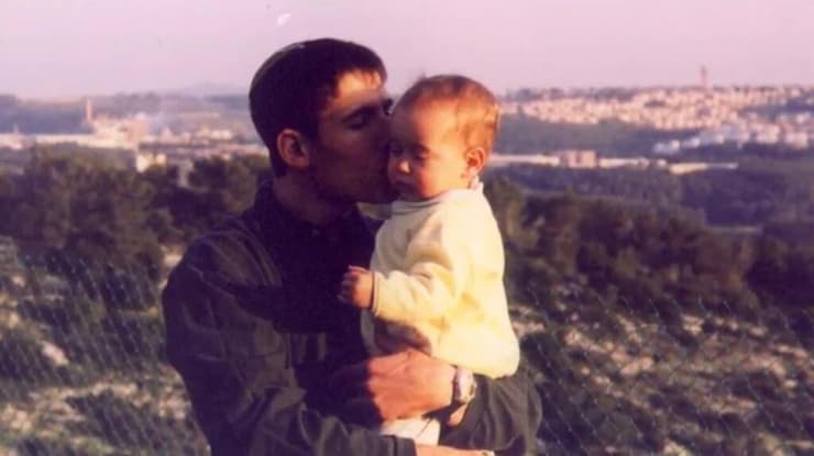 דריה גביש עם אבא שלה