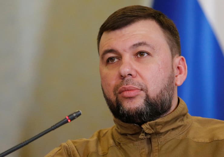 דניס פושילין בדלנים פרו-רוסים ב מזרח אוקראינה מנהיג "הרפובליקה העממית של דונייצק"