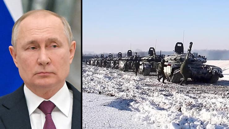 בכיר בארה"ב: פוטין מוכן למתקפה, ריכז קרוב ל-100% מהכוחות הדרושים לפלישה נרחבת