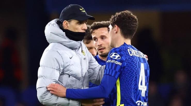 תומאס טוכל עם אנדראס כריסטנסן