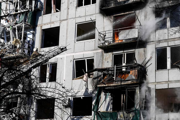 נזקים בצ'והוייב, אוקראינה