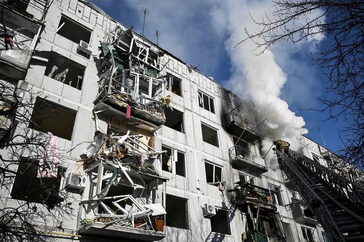 נזקים בצ'והוייב, אוקראינה