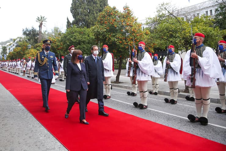 ביקור נשיא המדינה יצחק הרצוג ביוון