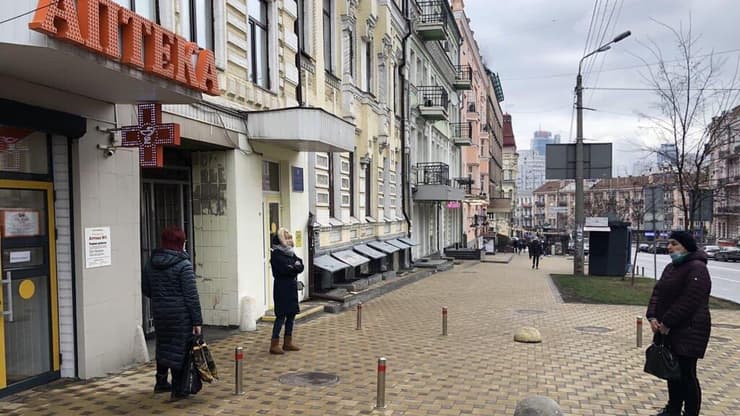 חנויות סגורות בקייב אוקראינה