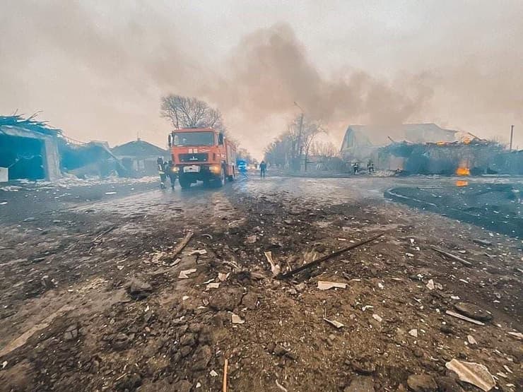 תמונות הרס מ רחבי אוקראינה פלישה של רוסיה