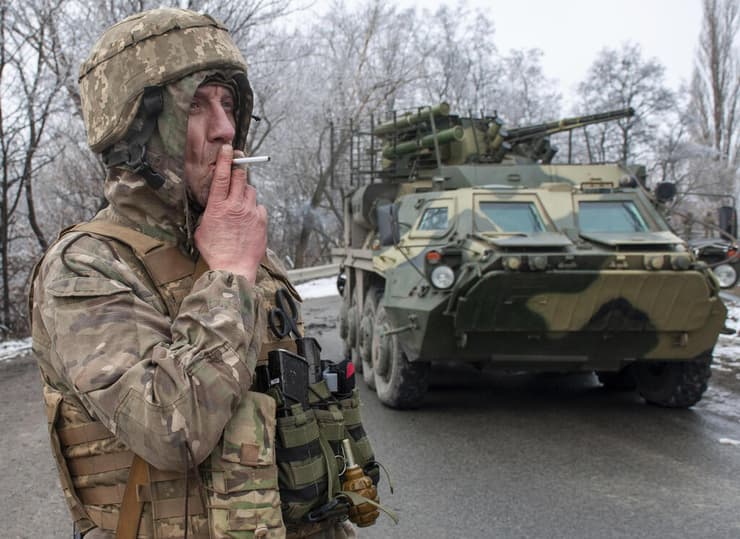 חייל בצבא אוקראינה בחרקוב