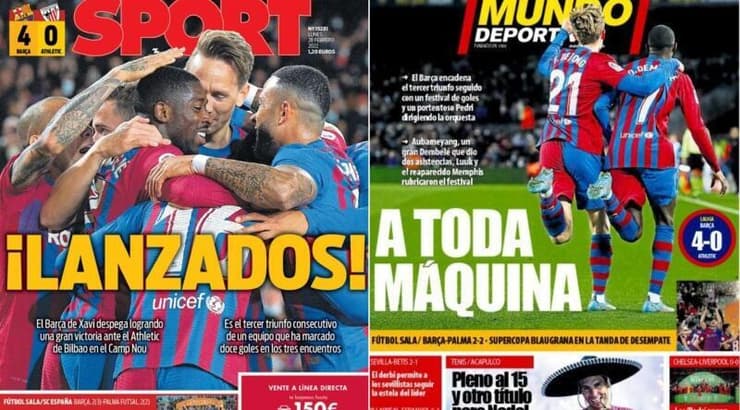 כותרות העיתונים בספרד (מערכת ONE) כותרות העיתונים בספרד