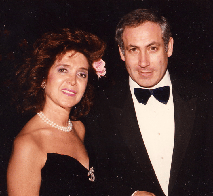 נינה ווינר ובנימין נתניהו בשנת 1991