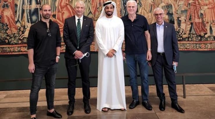 מור, שחר, עבדוללה, בן דב ואלברמן (מכבי חיפה) מור, שחר, עבדוללה, בן דב ואלברמן