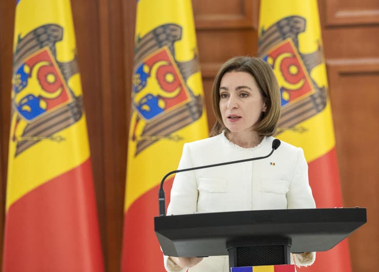 נשיאת מולדובה מאיה סנדו