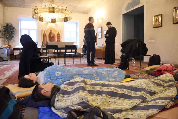 מנזר בלבוב נותן מחסה לפליטים