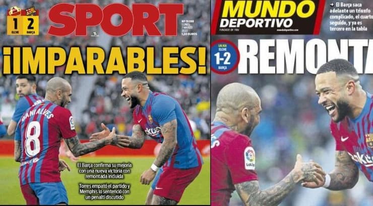 "רמונטדה". עיתוני ברצלונה הבוקר (צילום מסך) "רמונטדה". עיתוני ברצלונה הבוקר